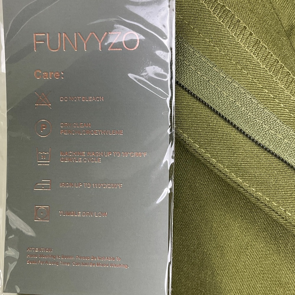 FNYYZO High-Waisted Wide-Leg Pleated Work Pants for Women - Picture 8 of 8